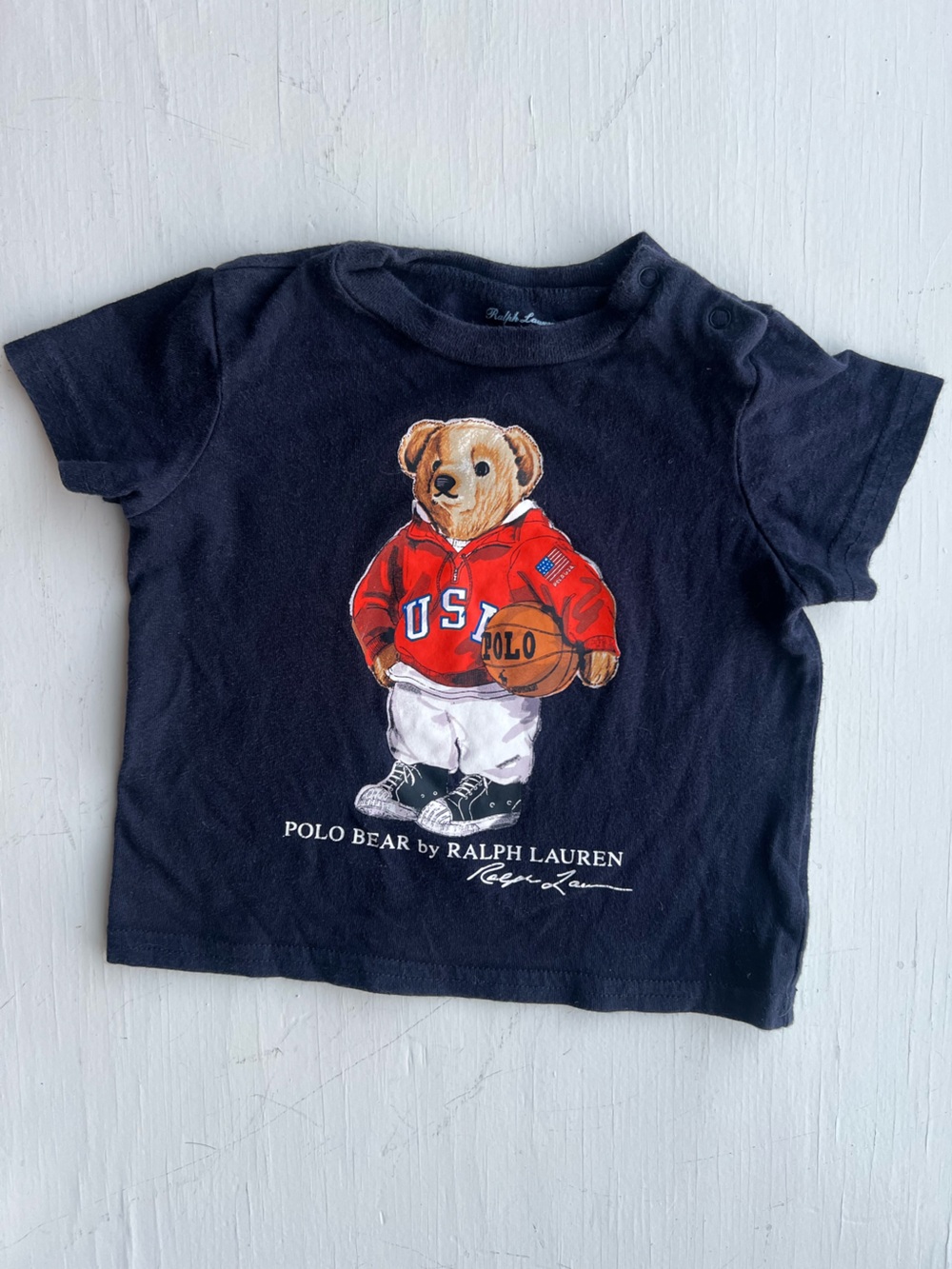 Polo Ralph Lauren Polo Bear Basketball T-shirt, 6 months